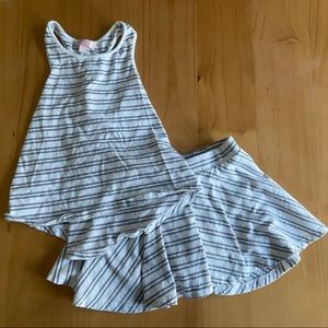 Girl’s 4T Striped Shirt+ Skirt Set from Target